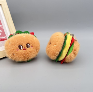 Muñeco de juguete peludo pequeño al por mayor para celebración de bodas accesorios de comida y garra de regalo hecha a máquina con material de revestimiento de algodón PP - Product Image 1