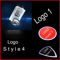 Luz de Bienvenida para Puerta de Coche Tesla Model 3 Y S X, Proyector LED con Logotipo Láser, Luz Fantasma, Lámpara LED para Puerta, Modificación de Puerta de Coche
