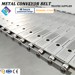 RVS transportband met 2mm gatdiameter, draadgaas voor de voedingsindustrie, sanitaire, hoge snelheid, corrosiebestendig - Product Image 1