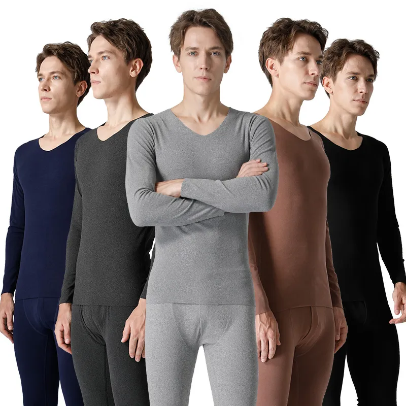 Ropa interior térmica con batería recargable Calzoncillos de invierno al por mayor para mujeres y hombres OEM Spandex Anti tiempo de carga térmica larga