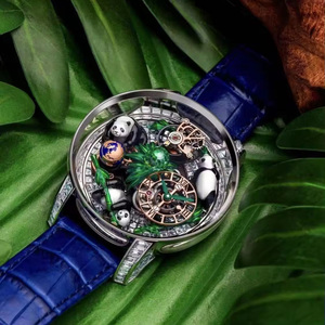 Reloj Mecánico de Diseño para Hombre, Marca Jaoob, Nueva Moda, Tendencia, Cristal de Zafiro de Alta Calidad, Correa de Silicona, Resistente al Agua 500m - Product Image 4