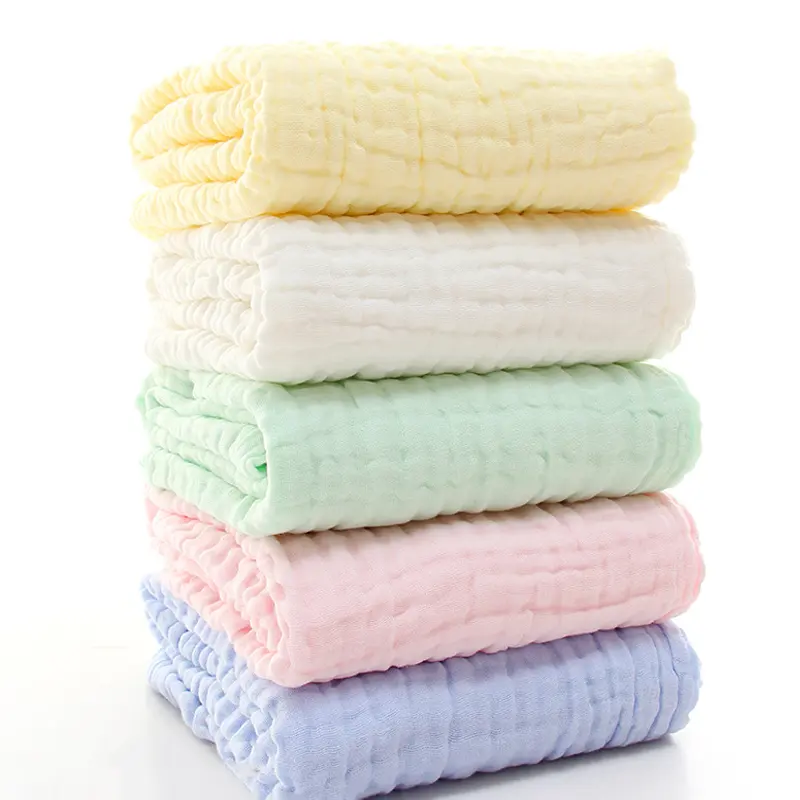 100% Cotton 6 Layers Muslin Gauze Swaddle Baby Blanket
