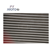 Kit de Intercooler Negro para 06-10 GTI 2.0 FSI TSI MK5 MK6 /AUDI A3, Núcleo de Barra y Placa, Tamaño 600*415*65mm
