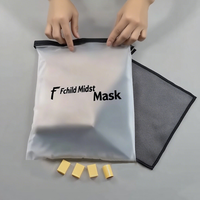 Sac d'emballage en plastique Transparent PE givré, impression de Logo, étanche à l'humidité