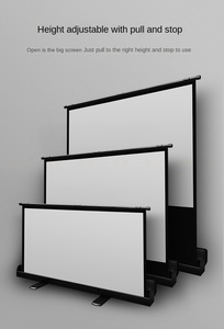 Màn hình chiếu 16:9 72 inch màn hình chiếu di động cho các cuộc họp tại nhà hoặc văn phòng bằng tay kéo màn hình chiếu - Product Image 4