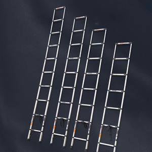 Nouvelle échelle télescopique en aluminium à articulation simple en <span class=keywords><strong>bambou</strong></span> en alliage d'aluminium 2025 - Product Image 3