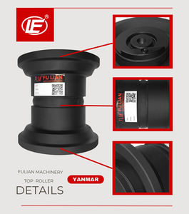 Детали ходовой части для мини-экскаватора <span class=keywords><strong>Yanmar</strong></span> <span class=keywords><strong>B6</strong></span>, резиновая направляющая с передним натяжным роликом, комплект несущих роликовых звездочек - Product Image 4