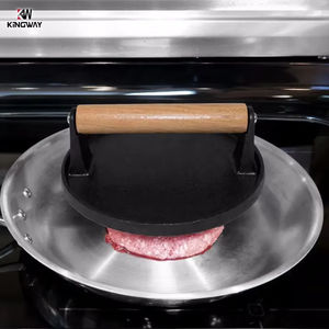 Customized <strong>Cast</strong> <strong>Iron</strong> Bacon <strong>Press</strong> Smash Burger <strong>Press</strong> Round BBQ <strong>Cast</strong> <strong>Iron</strong> <strong>Grill</strong> <strong>Press</strong> - Product Image 5