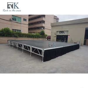 Escenario Modular para Eventos, Antideslizante, de Aluminio, 4 pies x 8 pies, en Oferta - Product Image 6