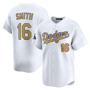 2025 Gouden Collectie Gelimiteerde Heren Los Angeles Jersey Honkbalshirts Op Maat Gestikte Geborduurde Uniformen Met Witte Logo 'S - Product Image 4