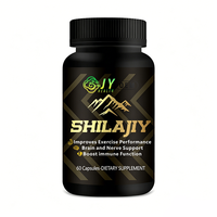 Capsules de Shilajit 85 Plus Minéraux, Boost d'Énergie Naturel, Soutien Cognitif, Santé Immunitaire, Complément Alimentaire OEM