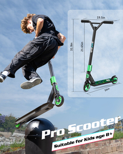 สกู๊ตเตอร์ผาดโผน2ล้อทำจากโครเมี่ยมอัลลอยสองล้อสีตามสั่ง - Product Image 6