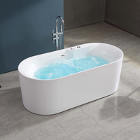 Baignoire de massage à remous en acrylique élégante Gurgle pour la rénovation des salles de bain d'hôtel, directement de l'usine
