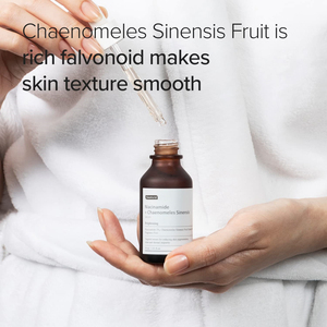 Etiqueta privada Niacinamida natural <span class=keywords><strong>Chaenomeles</strong></span> Sinensis Suero de frutas Cuidado de la piel para las manchas oscuras Reducir el aceite Suavizante DE LA PIEL - Product Image 4