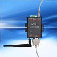 HF2211 Serveur réseau de port série de périphériques industriels Modbus IOT RS232 RS485 RS422 Convertisseur de modules de communication Ethernet WiFi