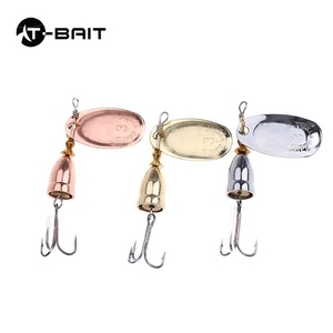 1 # đến 6 # các nhà sản xuất muỗng Spinner Hợp chất dài ném kim loại quay long lanh mồi ba móc - Product Image 4