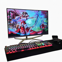 Komputer Desktop Gaming Industri Terbaru Laris Manis Layar Lengkung OLED IPS 24 Inci PC All-in-One Intel Core I5 8GB 120GB SSD