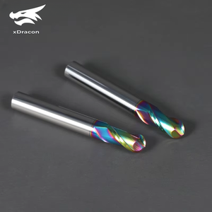 Заводская Высококачественная фреза XDRACON 2-flute 55hrc с шариковым носом, фреза для режущих инструментов с ЧПУ - Product Image 3