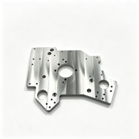 Plaque de montage en acier inoxydable usinée CNC sur mesure, adaptateur de support, pièces de fraisage de précision, trous fraisé, usage industriel