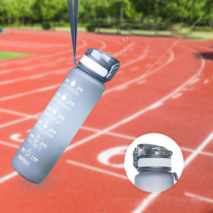 32oz 1 Gallon 128oz <span class=keywords><strong>Motivation</strong></span> Bouteille D'eau avec Marqueur Temporel et Paille Étanche Tritan SANS BPA pour <span class=keywords><strong>la</strong></span> Remise En Forme salle de sport En Plein Air Utilisé - Product Image 2