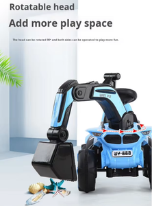 <span class=keywords><strong>Coche</strong></span> Eléctrico de Juguete con <span class=keywords><strong>Elevador</strong></span> de Cuatro Ruedas, Multifunción, Deslizante, de Plástico, con Batería, Juguete Infantil Económico - Product Image 6