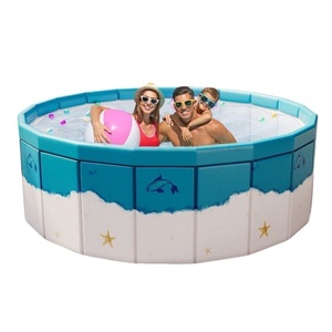 Precio Directo de Fábrica, <span class=keywords><strong>Piscina</strong></span> Plegable para Exteriores de 1.2m x 45cm, Material de PVC de Buena Calidad, <span class=keywords><strong>Piscina</strong></span> Elevada para Niños y Familias - Product Image 1