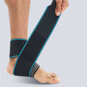 Attelle <span class=keywords><strong>de</strong></span> cheville à compression hautement élastique, sangle <span class=keywords><strong>de</strong></span> maintien <span class=keywords><strong>de</strong></span> la cheville, protection du pied, stabilisation des ligaments - Product Image 3