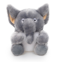 Personnalisé : Animal sérieux, Monsieur Peluche petite animale, compagnon de bureau, cadeau anti-stress d'anniversaire, rembourrage en coton PP