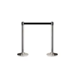 Barrier Line Queue Management System Safety Belt Barrier Stands Line Dividers