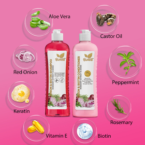 Champú <span class=keywords><strong>y</strong></span> Acondicionador Bunee Orgánico Anticaspa de 250 ml, Estimulante de BIOTINA <span class=keywords><strong>para</strong></span> un Cuero Cabelludo Saludable, Champú <span class=keywords><strong>y</strong></span> Acondicionador <span class=keywords><strong>para</strong></span> <span class=keywords><strong>el</strong></span> Crecimiento del <span class=keywords><strong>Cabello</strong></span> con <span class=keywords><strong>Cebolla</strong></span> Roja - Product Image 4