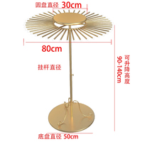 Cadre en fer ménage écharpe présentoir magasin de meubles écharpe et drap de lit présentoir oreiller couette couverture supports de stockage