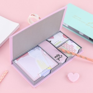 Cute Kawaii Foil Cherry Bloom Sky Stars Bloc de notas autoadhesivo Bloc de notas adhesivas Suministros de papelería Caja de regalo Swrap - Product Image 4