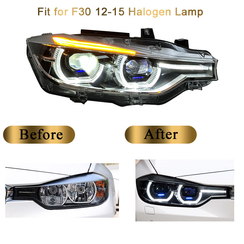 Original car headlights is Halogen(one set=2 pieces)
