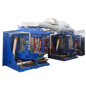 300kg four de fusion électrique à induction four à fréquence intermédiaire fusion pour fonte - Product Image 1