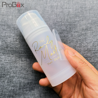 Autocollant transparent imperméable UV DTF pour flacons cosmétiques en verre, tubes de soins de la peau et pots de soins personnels