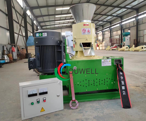 <span class=keywords><strong>Presse</strong></span> à <span class=keywords><strong>granulés</strong></span> industrielle à haut rendement 300-500 kg/h matrice plate robuste avec composant de moteur à noyau à haute productivité - Product Image 5
