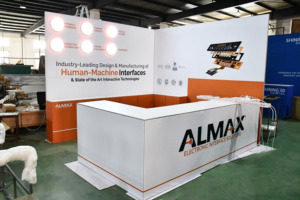 10x10 tiêu chuẩn xách tay Modular căng thẳng quần áo vải tradeshow hiển thị triển lãm thương mại hiển thị gian hàng thiết kế - Product Image 4