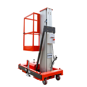 Portable 4-14M Udara Mengangkat Tiang Tunggal Hidrolik Lift Table <span class=keywords><strong>Platform</strong></span> Kerja Plataforma Elevadora - Product Image 3