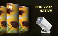 Projecteur de cinéma maison S40 720P BT sans fil WIFI Android 11 4K Rotation à 180 degrés Mini Proyector Portatil