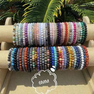 สร้อยข้อมือหินแท้ธรรมชาติ 4/6/8 มม. สำหรับบำบัดพลังงานเรกิ สไตล์โบฮีเมียน เหมาะสำหรับคู่รัก ทั้งผู้ชายและผู้หญิง - Product Image 5