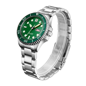 Reloj de pulsera para hombre de marca de acero inoxidable 316L, reloj de buceo con movimiento mecánico de esqueleto importado U2994 - Product Image 3