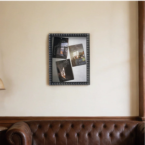 Vitrine en bois massif et verre, cadre profond pour photos, souvenirs, collections avec porte <span class=keywords><strong>à</strong></span> perles uniques - Product Image 6