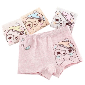 Paquete de 4 Calzones Tipo Bóxer para Niñas Estudiantes, Ropa Interior Infantil de Algodón Transpirable, Calzones de Seguridad de Algodón para Niñas - Product Image 2