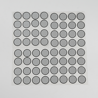 Cibles circulaires adhésives hautement réfléchissantes, diamètre intérieur 16 mm, diamètre extérieur 18 mm, pour la numérisation 3D, la photogrammétrie, la métrologie et la calibration