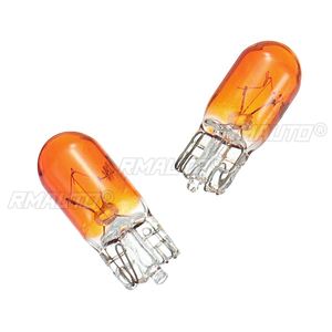 Lot de 10 ampoules halogènes W5W T10 194 158 12V 5W ambre/orange pour voiture, éclairage de tableau de bord, lecture et éclairage intérieur - Product Image 5