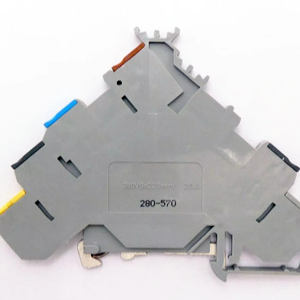 Morsetto per iniettori a 4 conduttori 280-570 380V <span class=keywords><strong>Gr</strong></span>.C 2,5mm 20A Grigio -non utilizzato-_295ecd02 - Product Image 1
