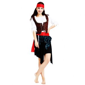 Venta Directa de Fábrica, Disfraz de Pirata de Alta Calidad para Mujer, Cosplay, Carnaval, Halloween, Fiestas, Disfraces - Product Image 2