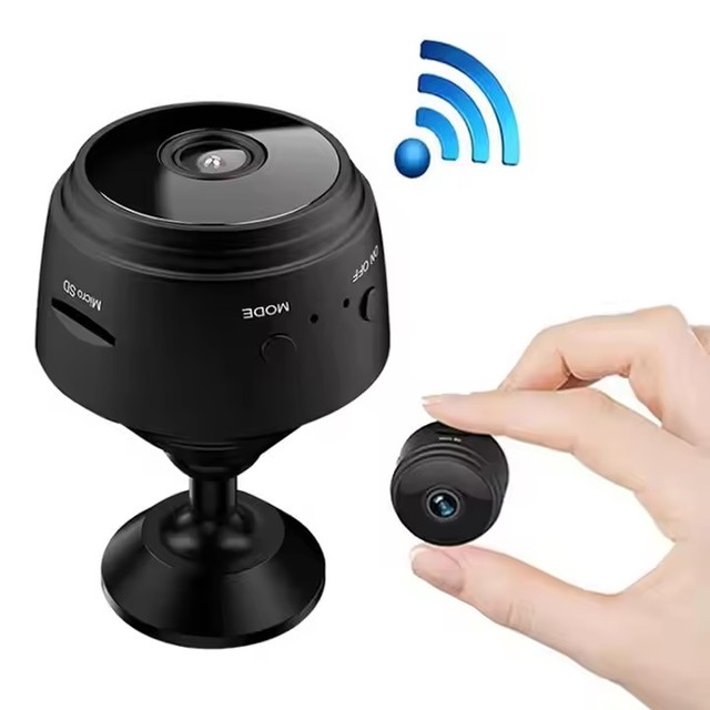 1080P WiFi Security Camera with Advanced Motion Detection & Memory Card Support Weatherproof A9 Mini Camera for Home
