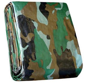 Bâche de camouflage anti-déchirure GSM 100 avec œillets métalliques, bords renforcés, bâches multi-usages épaisses pour voiture, bateau, camping - Product Image 1