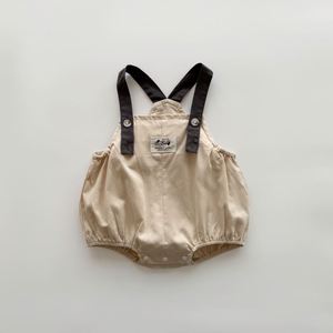 Macacão Bordado 100% Algodão para Meninas Engepapa ODM, Sem Mangas, Bonito, para Primavera e Outono - Product Image 5